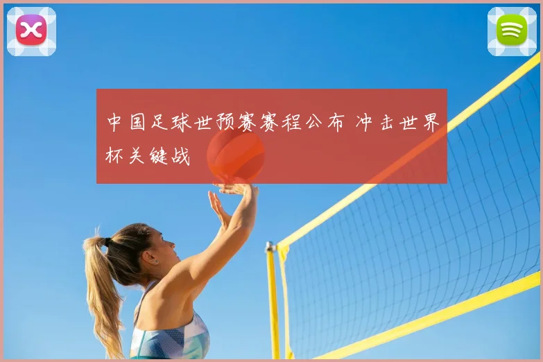 中国足球世预赛赛程公布 冲击世界杯关键战